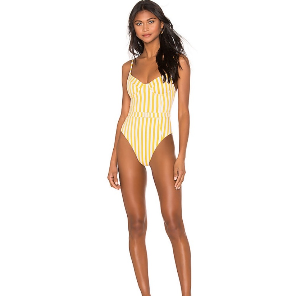 Cabana stripe one piece